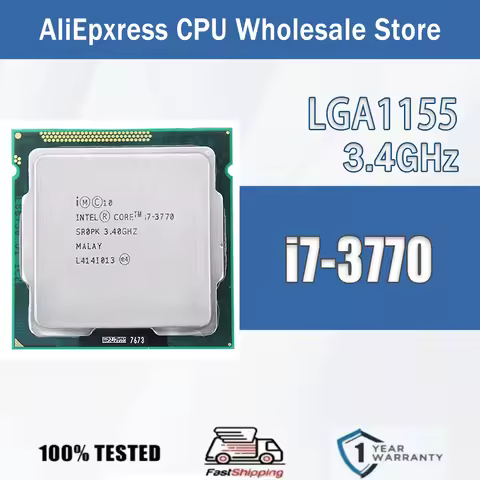 Intel Core i7-3770 3.4GHz 4 Cores 8 Threads 8M 77W i7 3770 Computer CPU Processor Server Package LGA