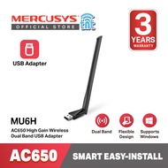 Mercusys MU6H AC650 High Gain Wireless Dual Band USB Adapter