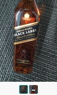 $220 Johnnie walker black label whisky 黑牌威士忌 70cl 有盒