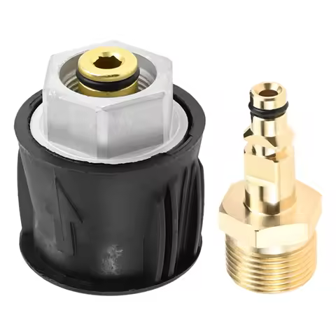 High Pressure Washer Quick Connect Adapter Fit for Karcher K2 K3 K4 K5 K6 K7 Series Brass M22 14mm H