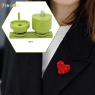 [Predolo] Heart-shaped Badge And Button Maker - Badge Maker Accessories, Ideal for
