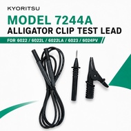 KYORITSU 7244A Alligator Clip Test Lead Set for 6022 6022L 6022LA 6023 6024PV