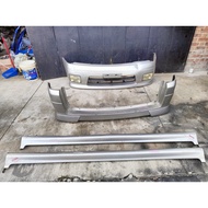 JDM Nissan Serena C24 Front Bumper With Fog Lamps And Rear Bumper With LIPS And Side Skirts SET