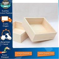 KAYU Storage wooden box 20x20x4 Cm wooden box Storage box/wooden