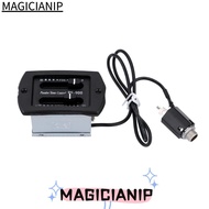 MAGICIANIP Acoustic Guitar EQ​, ​6.35MM Plug​ Passive Type​ ​Passive Tone Volume Control​, ​Black ​P