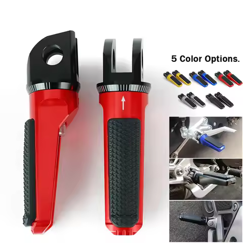 Front Foot Pegs Footrests for Kawasaki Z900 Z650 Z900RS Z300 Z125 / Versys 650 1000 Versys-X 300 / N