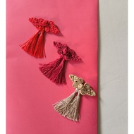 Shanghai 2 tassel buttons Chinese 2-wheel buttons Chinese New Year button/s