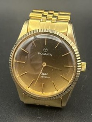 1960s 36mm Vintage Rodania 狗牙圈 上鏈 Swiss Watch