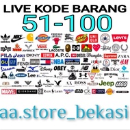 LIVE CODE 51-100 [ BRAND ]