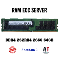 RAM ECC DDR4 PC4-2666V 64GB SAMSUNG 2S2RX4 FOR WORK STATION INTEL XEON