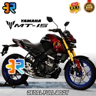 Yamaha MT 15 Decal Full Body Sticker, Hayabusa Design Variations