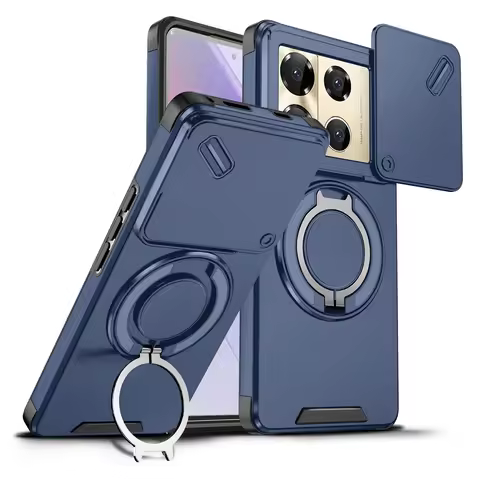 Protective Kickstand Hard Case for Infinix Note 50 Pro Plus Hot 60i 5G 60 Note 40 4G GT 30 20 Pro No