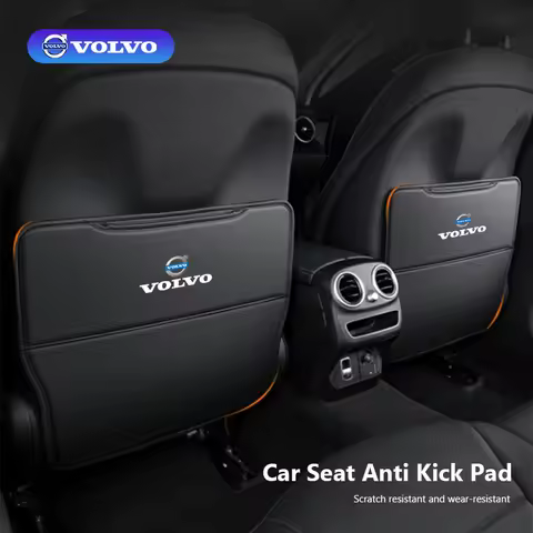 Car Seat Anti-kick Pads Leather Protector Cover Accessories For Volvo ES90 EC40 EX40 EM90 XC90 V90 V