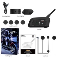 NEW EJEAS V6 PRO PLUS BLUETOOTH INTERCOM HELM 6 RIDER HELMET