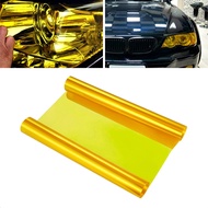 ฟิล์มติดไฟหน้ารถสีเหลืองอ่อน,ฟิล์มสีอ่อน30ซม. X 120ซม. คลุมด้วยไวนิลโปร่งใสเหนือกว่า