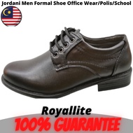 Jordani Kasut (Small Size) Men School Sekolah Kawat wear shoes Formal shoe (3837.6) Black
