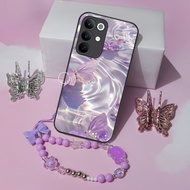 HP GANTUNGAN Glass Softcase + Hanging Strap Latest Realme C85 Prohp Phone Case Camera Protector Prot