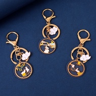 3 Styles Animal Rabbit Keychain Couple Keyring Clothing Accessories Gifts for Friends