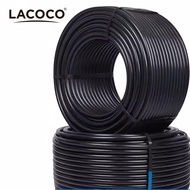 Ecopipe PE 1/2 3/4 1PVC HDPE Commercial Hose Black 75m Water Hose 1 Roll