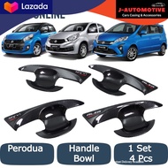Perodua Myvi 2011 - 2014 Lagi best / 2015 - 2017 Icon / Alza Carbon Fiber Door Handle Cover Bowl A