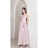 *Petite* Elias Midi Skirt in Dusty Pink