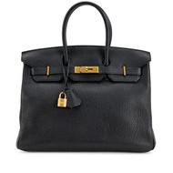 Hermès Black Togo Birkin 35 Gold Hardware, 2008