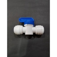 Ball Valve Connector 3/8" Tube RO Valve Fitting 3/8 Tube RO