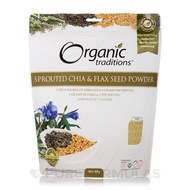 Flaxseed powder and organic chia seeds Organic traditions