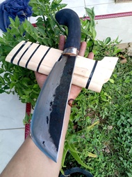 Golok cacah tulang tebas bambu kayu kupas kelapa bahan baja per khas banten