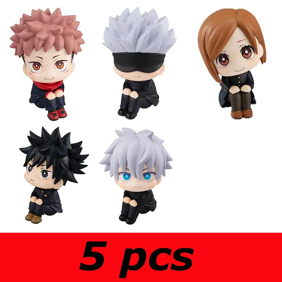 1-10pcAnime Cute Fushiguro Toji Jujutsu Kaisen Figure Gojo Satoru Action Figure Q Version Doll Geto 