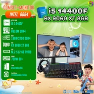 COMSET + MONITOR/ BONMECOM2 ครบเซ็ตพร้อมจอ/ CPU I5 14400F/ RX 9060 XT 8GB