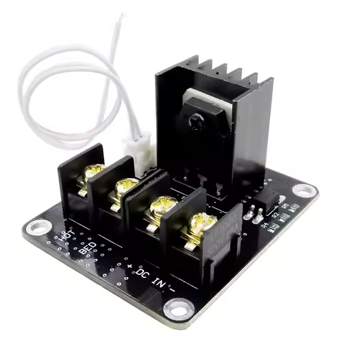 3D Printer Heated Bed Power Module /Hotbed MOSFET Expansion Module Inc 2pin Lead With Cable for Anet
