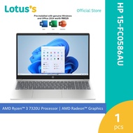 HP 15-fc0586AU Laptop Silver  (R3-7320U,8GB,512GB,15.6",W11,WHT,H&S+M365)