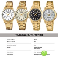 [CASIO WOMEN] CASIO LADIES GOLD TONE QUARTZ WATCH LTP-V004G / LTP-V004G-1B / 9B / 7B / 7B2  [30.2MM 