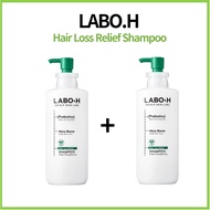 LABO-H korea Hair Loss Relief Shampoo (1+1) 2set 400ml + 400ml Scalp Strengthening Balance Control L