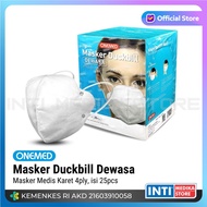 ONEMED - Masker Duckbill 4Ply | Masker Earloop Duckbill | Masker Medis