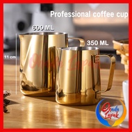 Cafetera Stainless Milk Jug Coffee Espresso Latte Art Glass 350ml 600ml