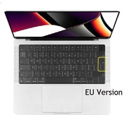 Nga Tiếng Anh cho MACBOOK PRO 14 16 2021 M1 a2442 a2485 EU chúng tôi bàn phím tiếng Nga Bìa silicon