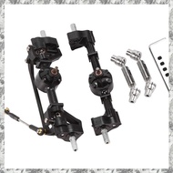 [I O J E] 2Pcs Front and Rear Portal Axle with Metal Drive Shaft for  C14 C24 C24-1 C34 C44 B14 B24 