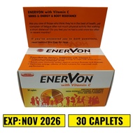 Enervon 30's with Vitamin C Multivitamins Best For Healthy Energy & Stronger Immunity