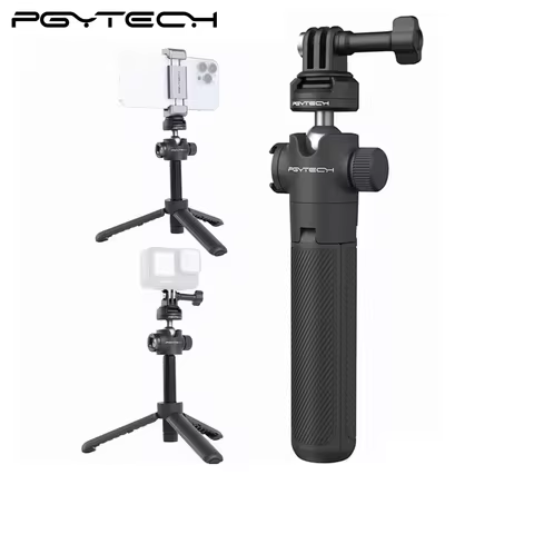 PGYTECH CapLock Action Camera Extension Pole Tripod Selfie Stick By Standard 1/4 Quick Release For A