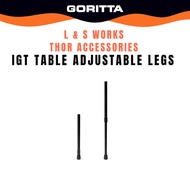 L&S WORK THOR IGT Table Legs set - 2 pc Black | THOR 53/75L accessories IGT