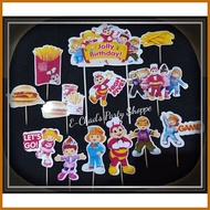 ℗ ∈ ➹ JOLLIBEE Theme Cake Topper