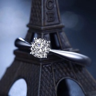 S925 Silver Rings Adjustable Ladies Ring Diamond Rings