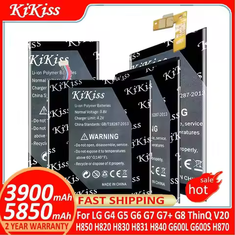 BL-44E1F BL-T39 BL-T32 BL-42D1F BL-51YF BL-T41 Battery for LG G5 G6 G4 G7 G8 ThinQ V20 H850 H820 H83