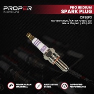 Proper Pro Iridium Spark Plug Vixion Mx 150 Satria FU CS 1 Ninja 250 NVL R15 R25 Spark Plug Pro Irid