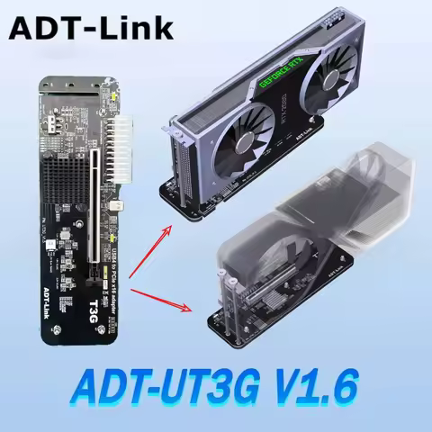 ADT UT3G V1.6 External Graphics Adapter Notebook USB4 to PCIe 4.0 x16 eGPU for Thunderbolt 4/3 for N