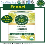 Traditional Medicinals Organic Fennel Tea, Caffeine Free, 16 Wrapped Tea Bags (32g) once a day shop 