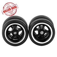 1/64 Alloy Model Modified Wheel Hub Wheels For With Rubber Tire Car Hot Wheels R6a7