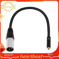 0. Wire 3 Pin Xlr Male to 3.5Mm Female Audio Connector Stereo Microphone Adapter